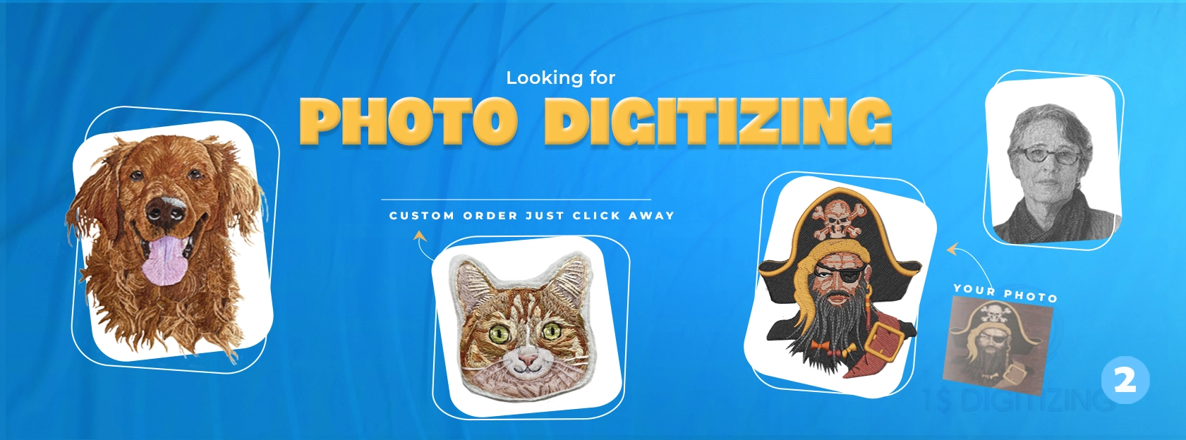 Photo Digitizing — Turn Photographs into Embroidery-Ready Designs